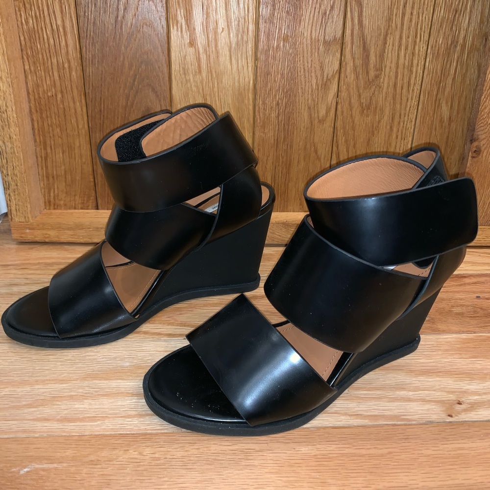 & Other Stores black wedge heels